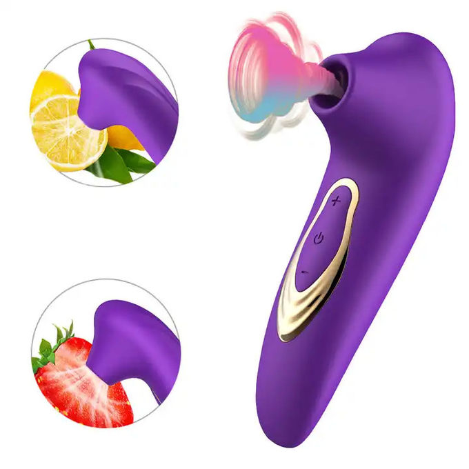 Clitoral Sucking Tongue Vibrator 10 Frequency Powerful Female Masturbation Toy
