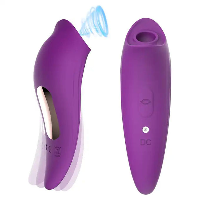 10 Frequency Vibrating Tongue Sex Toy , Silicone Clitoral Sucking Vibrator Sex Toys