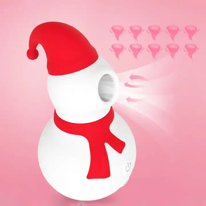 Snowman Masturbator Clit And G Spot Stimulator Female Breast Sucking Vibrator