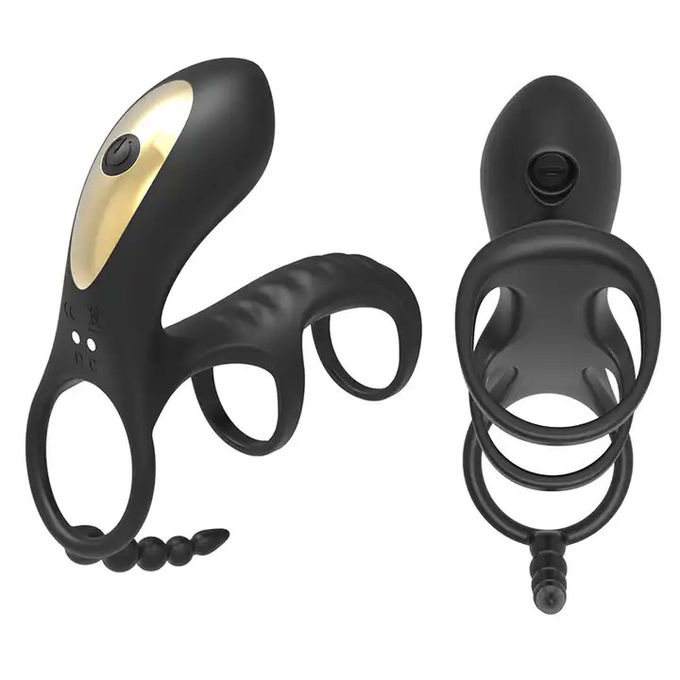 Adult Cock Vibrating Ring Remote Control Sucking Locking Sperm Prostate