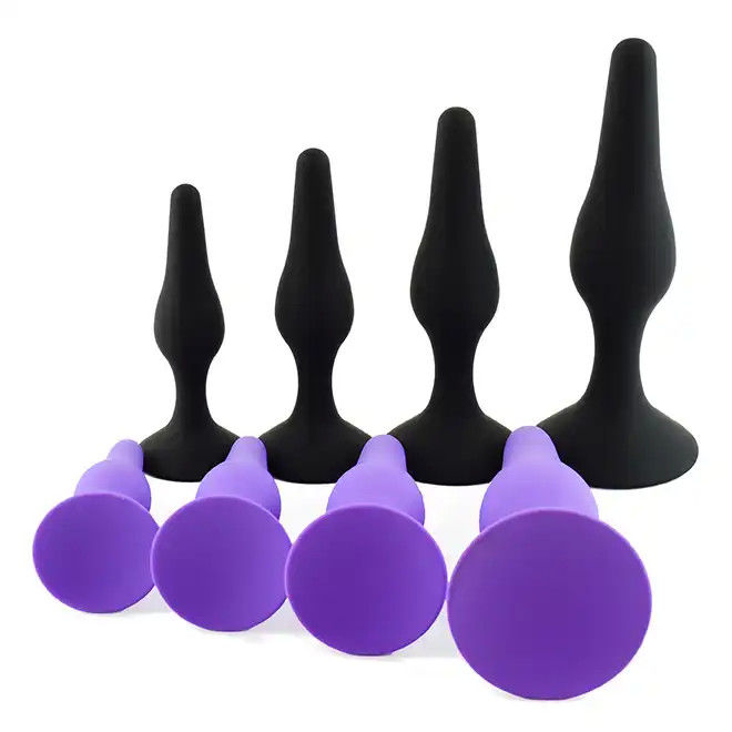Waterproof Anal Plug Sex Toys Silicone Butt Decompression Small Channel Masturbator