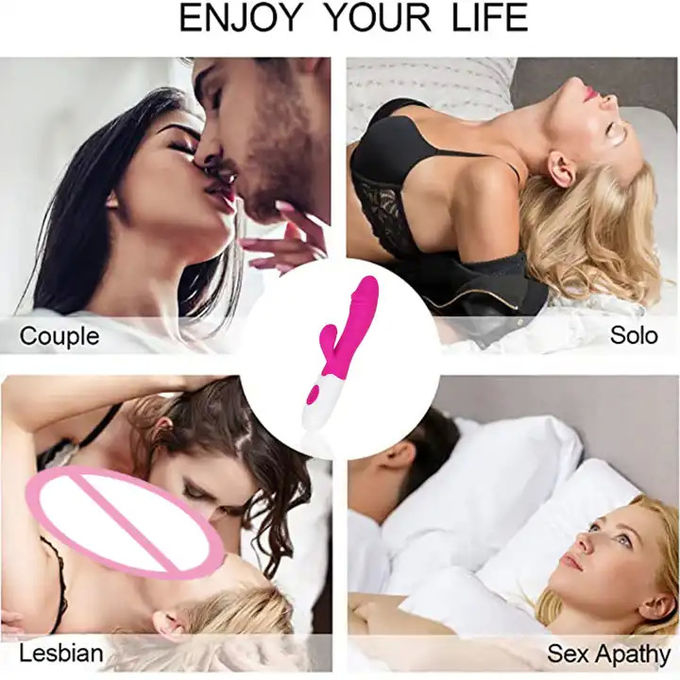 Adult Clitoris Dildo Rabbit Vibrator For Women G Spot Stimulate Electric Sex Toy