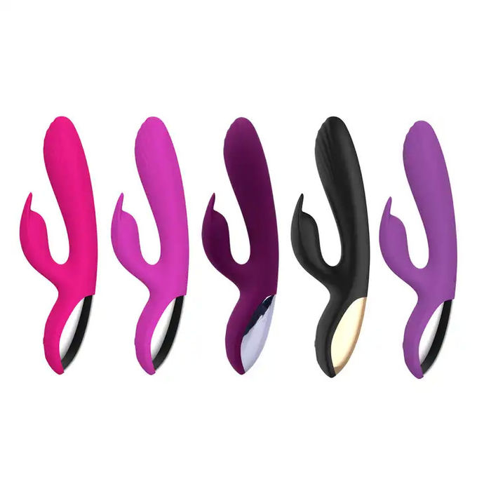 Women Clitoris Dildo Rabbit Vibrator Charging Pink Lady G Spot Sex Toys