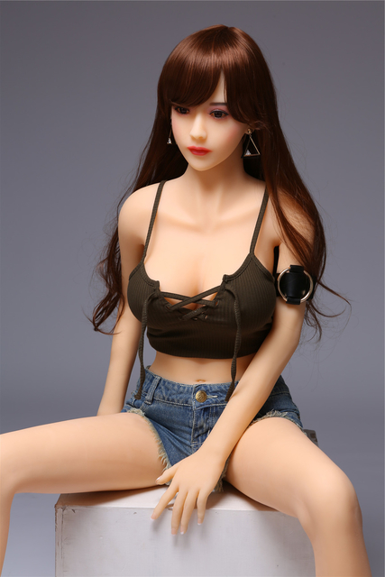 Big Boobs Adult Life Like Dolls , 158cm Sexual Real Love Doll With Skeleton