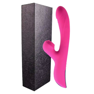 Dual Motor G Spot Vibrator , 10 Modes Massager Heating Tongue Vibrator Toy