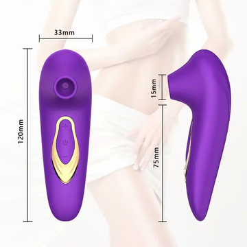 Clitoral Sucking Tongue Vibrator 10 Frequency Powerful Female Masturbation Toy