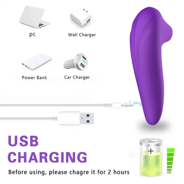 Clitoral Sucking Tongue Vibrator 10 Frequency Powerful Female Masturbation Toy