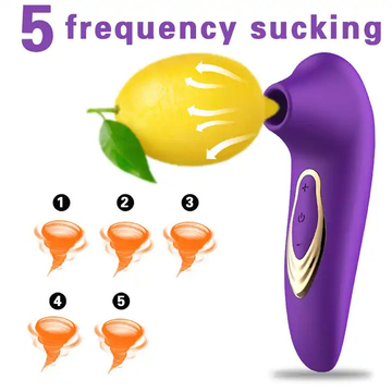 Clitoral Sucking Tongue Vibrator 10 Frequency Powerful Female Masturbation Toy