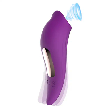 10 Frequency Vibrating Tongue Sex Toy , Silicone Clitoral Sucking Vibrator Sex Toys