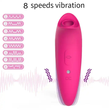 10 Frequency Vibrating Tongue Sex Toy , Silicone Clitoral Sucking Vibrator Sex Toys
