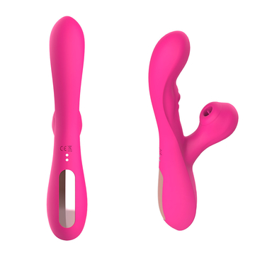 Woman Masturbation Rabbit Dual Vibrator Insert Dildo Clit Tongue Stimulator