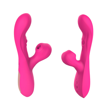 Woman Masturbation Rabbit Dual Vibrator Insert Dildo Clit Tongue Stimulator