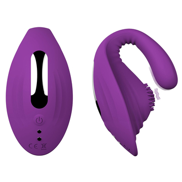 Waterproof U Shaped Vibrator Clit And G Spot Stimulator Wearable Low Noise