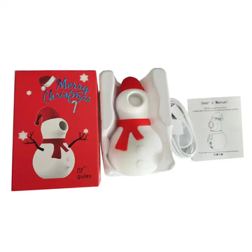 Snowman Masturbator Clit And G Spot Stimulator Female Breast Sucking Vibrator