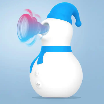 Snowman Masturbator Clit And G Spot Stimulator Female Breast Sucking Vibrator