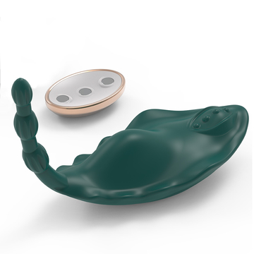 Women Wearable Vibrator Toy G Spot Anal Plug Massager 9 Mode Remote Control
