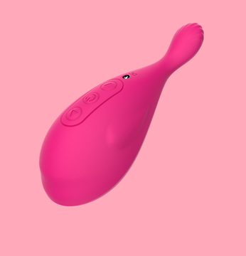 8 Frequency Thrusting Sucking Vibrator , Dildo Sucking Clitoris Vibrator