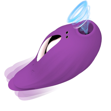 Sex Toy Suction Clitoris Vibrator , Silicone Ass Licking Tongue Vibrator For Women