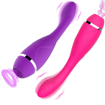 Breast Nipple Sucking Tongue Vibrator Couple Sex Toys 8 Frequency Massager OEM