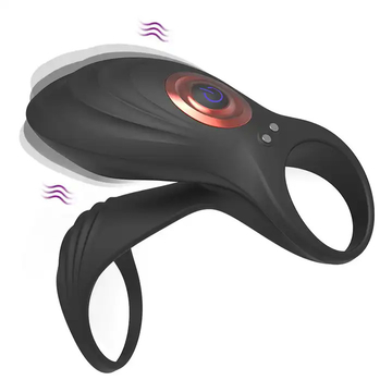 Condom Vibrating Cock Rings , Sperm Locking Dick Extender Electric Cock Ring