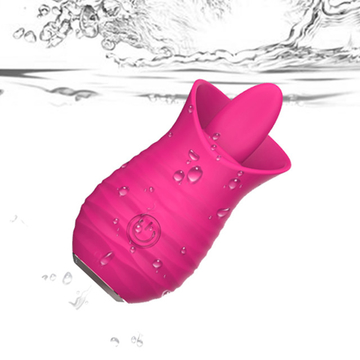 Rose Sucking Tongue Vibrator Cunnilingus Flexible 8 Speed Stimulation Toy