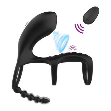 Adult Cock Vibrating Ring Remote Control Sucking Locking Sperm Prostate