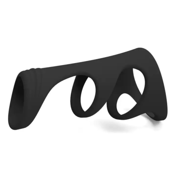 Waterproof Cock Vibrating Ring Silicone Penis Extender G Spot Locking Men Dick