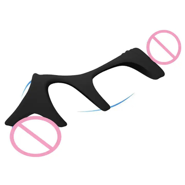 Waterproof Cock Vibrating Ring Silicone Penis Extender G Spot Locking Men Dick