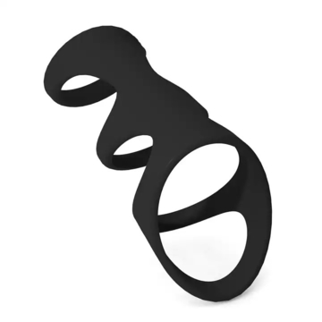 Waterproof Cock Vibrating Ring Silicone Penis Extender G Spot Locking Men Dick