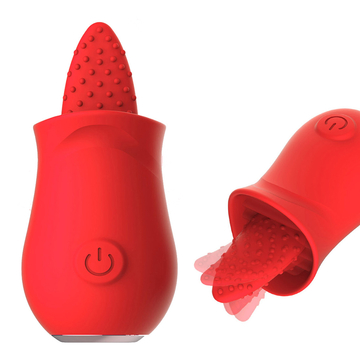 Red Clitoris Stimulator Vibrator , Telescopic Massager Female Sucking Vibrator