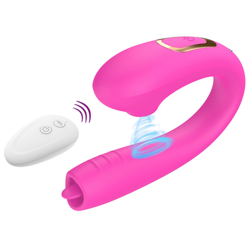 Real Sucking Tongue Vibrator Vagina Electric Charged Licking Anal Stimulator