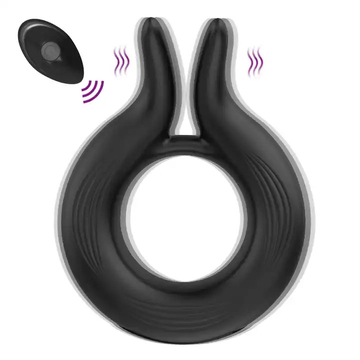Delay Ejaculation Cock Vibrating Ring Electric Remote Control Sex Toys For Men