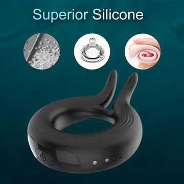 Delay Ejaculation Cock Vibrating Ring Electric Remote Control Sex Toys For Men