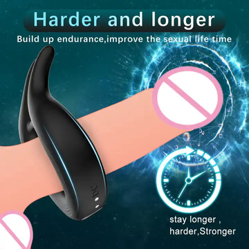 Delay Ejaculation Cock Vibrating Ring Electric Remote Control Sex Toys For Men