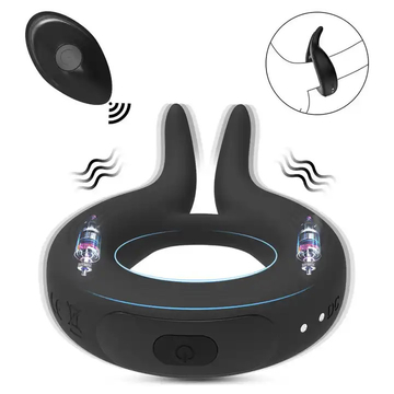Delay Ejaculation Cock Vibrating Ring Electric Remote Control Sex Toys For Men