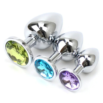 2.75 Inch Anal Plug Sex Toys Waterproof Stainless Steel Massager For Women