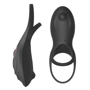 Co Shock Vibrating Cock Rings For Men 10 Frequency Delay Ejaculation Toy