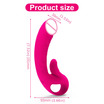 Heating Suction Clitoris Vibrator 10 Speeds Licking Tongue Sex Toy Waterproof