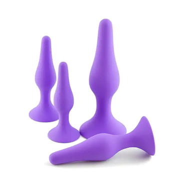 Waterproof Anal Plug Sex Toys Silicone Butt Decompression Small Channel Masturbator