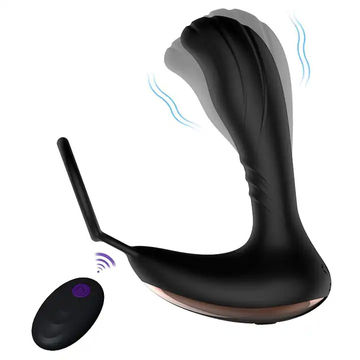 Remote Control Anal Plug Sex Toys Cock Ring Vibrating Prostate Massager