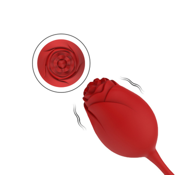 Bullet Rose Vibrator Toy 12 Frequency Sex Love Jump Eggs For Women