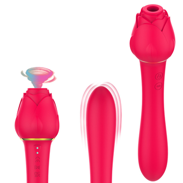 Clitoral Stimulator Rose Vibrator Toy Suction Sex Dildo For Women