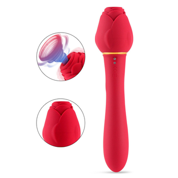 Clitoral Stimulator Rose Vibrator Toy Suction Sex Dildo For Women