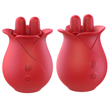 3 Speed Sex Tongue Licking Vibrator Vagina Clit Sucking Rose Toy 7 Frequency