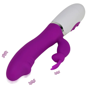 Realistic Dildo Rabbit Vibrator Silicone Battery Powered G Spot Clitoris Stimulator