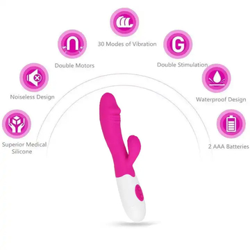 Adult Clitoris Dildo Rabbit Vibrator For Women G Spot Stimulate Electric Sex Toy