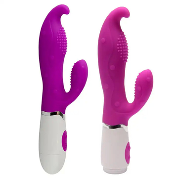 Pussy Rabbit Vibrator Sex Toy , 36 Frequency Dildo G Spot Silicone Rabbit Vibrator