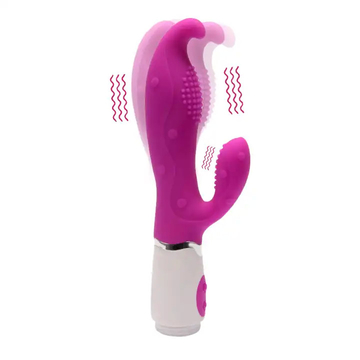 Pussy Rabbit Vibrator Sex Toy , 36 Frequency Dildo G Spot Silicone Rabbit Vibrator