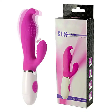 Pussy Rabbit Vibrator Sex Toy , 36 Frequency Dildo G Spot Silicone Rabbit Vibrator