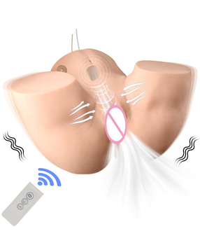 Sucking Vibration Realistic Ass Sex Toy TPR Arse Injection Mold Skin Color